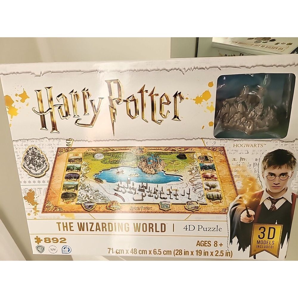 New Sealed Harry Potter The Wizarding World 4D Puzzle 892 Pieces 3D